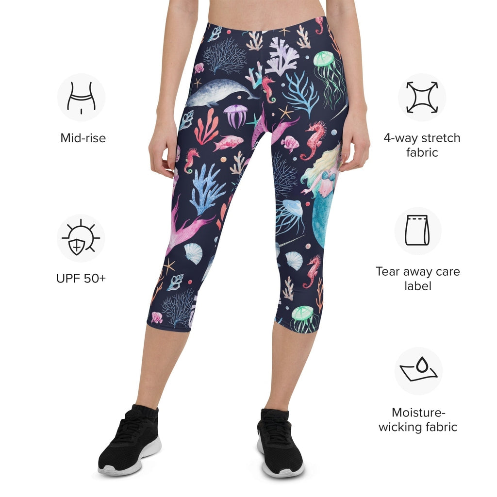Enchanted Mermaids Capris