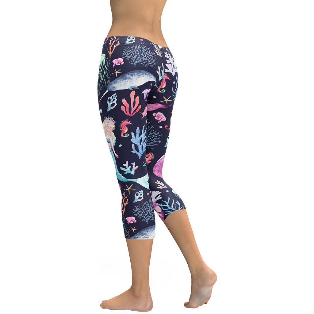 Enchanted Mermaids Capris