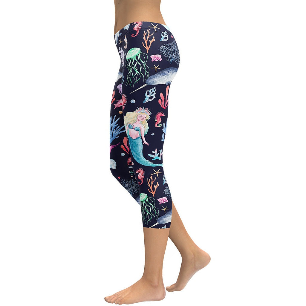 Enchanted Mermaids Capris