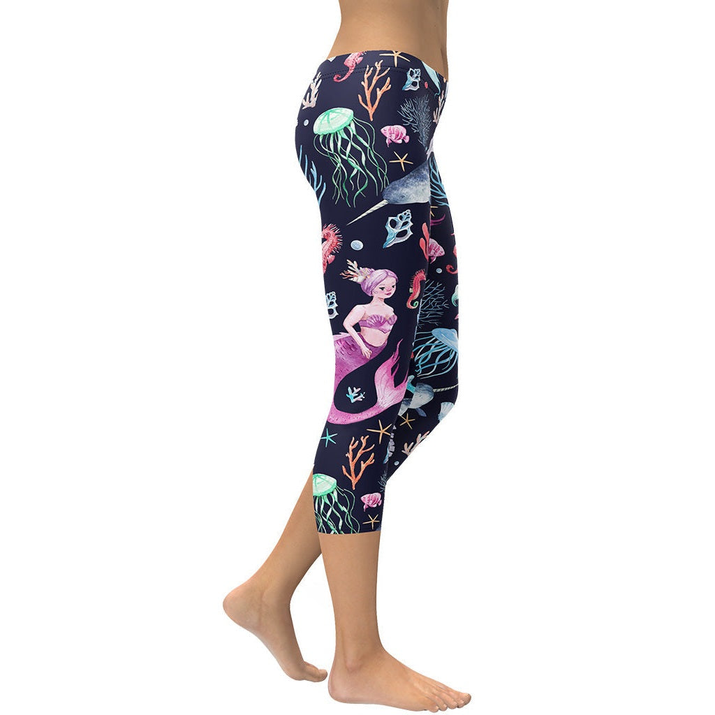 Enchanted Mermaids Capris