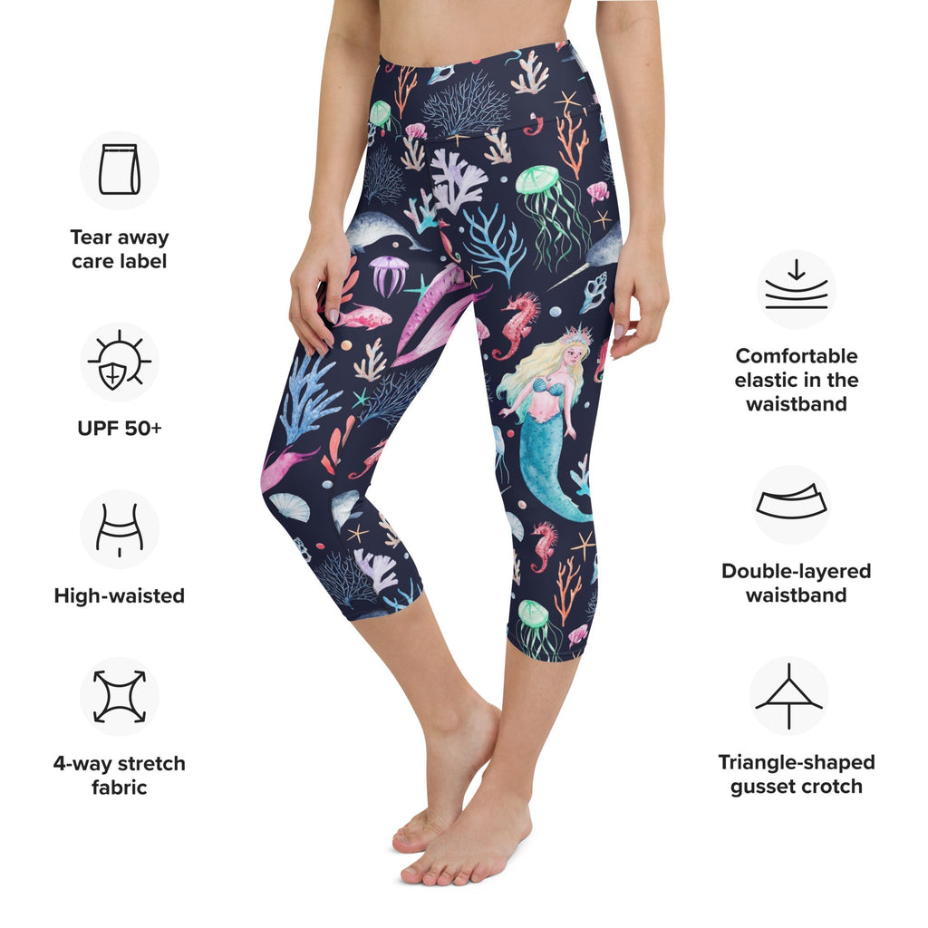 Enchanted Mermaids Yoga Capris