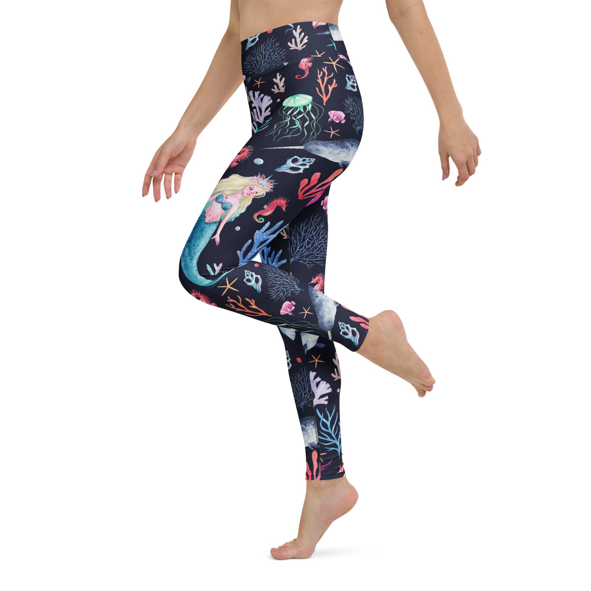 Enchanted Mermaids Yoga Leggings