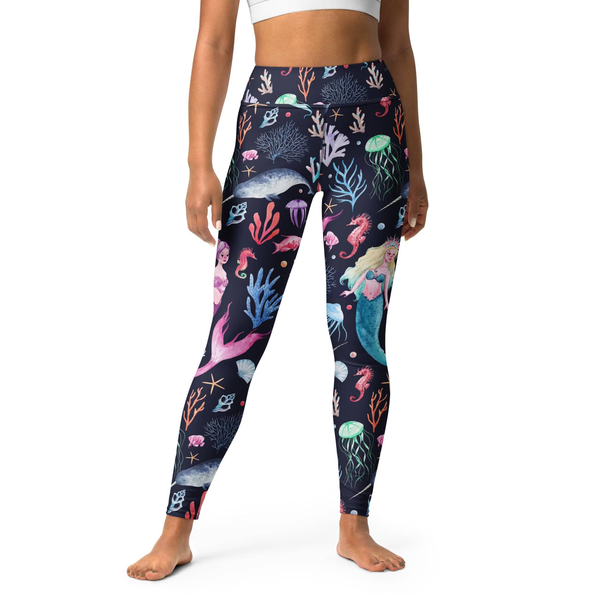 Enchanted Mermaids Yoga Leggings