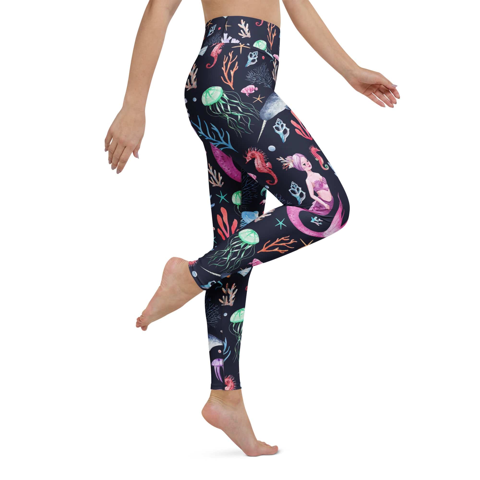 Enchanted Mermaids Yoga Leggings