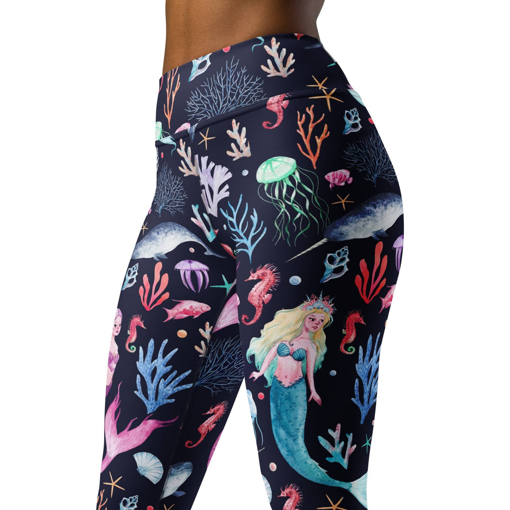 Enchanted Mermaids Yoga Leggings