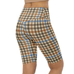 English Countryside Check Biker Shorts