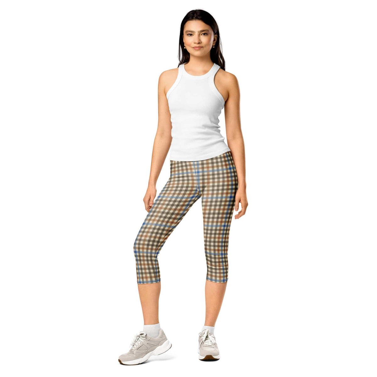 English Countryside Check Capris