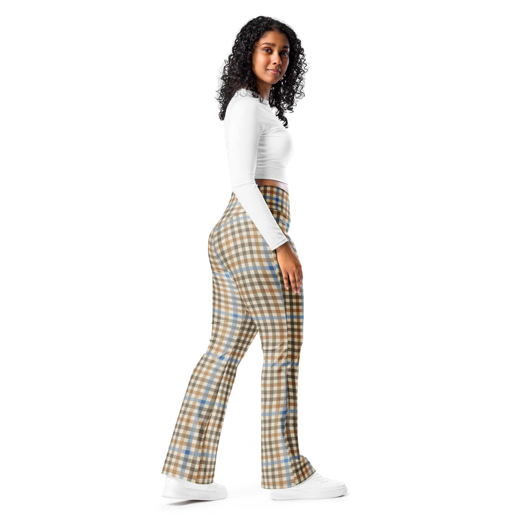 English Countryside Check Flare Leggings