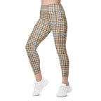 English Countryside Check Leggings With Pockets