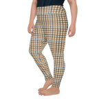 English Countryside Check Plus Size Leggings