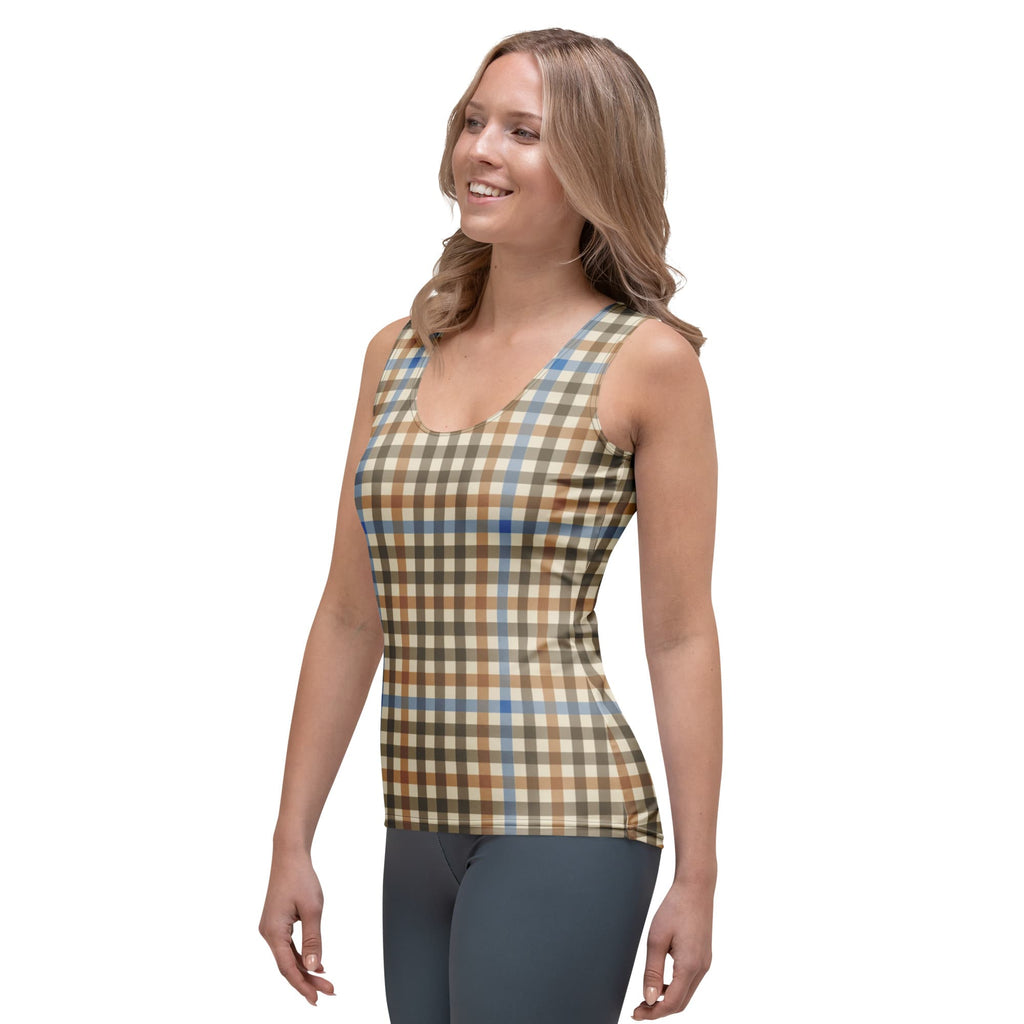 English Countryside Check Tank Top