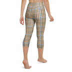 English Countryside Check Yoga Capris