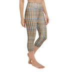 English Countryside Check Yoga Capris