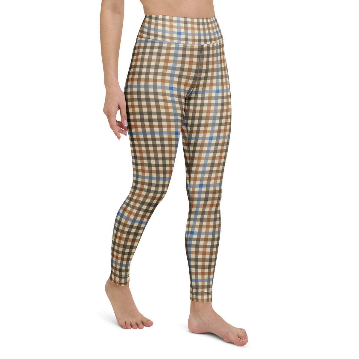 English Countryside Check Yoga Leggings