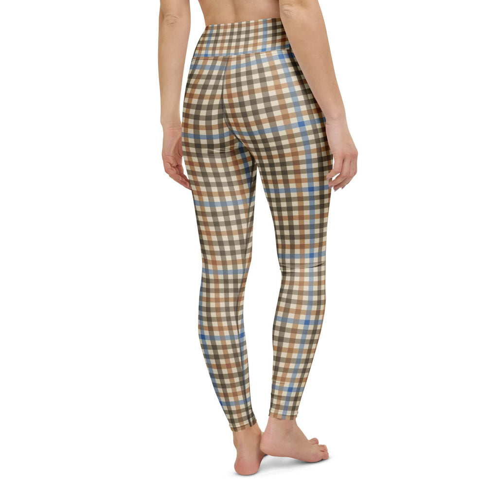 English Countryside Check Yoga Leggings