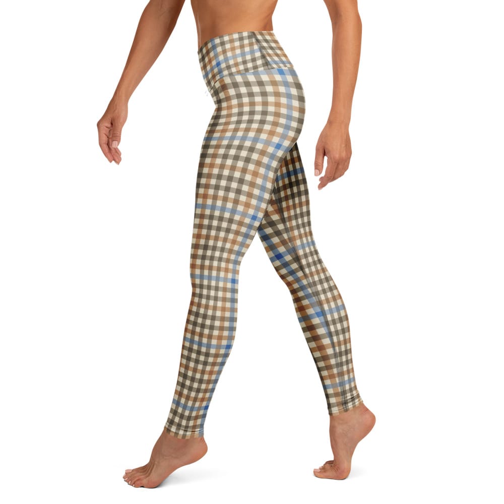 English Countryside Check Yoga Leggings