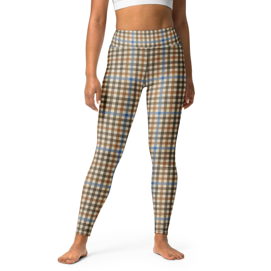 English Countryside Check Yoga Leggings