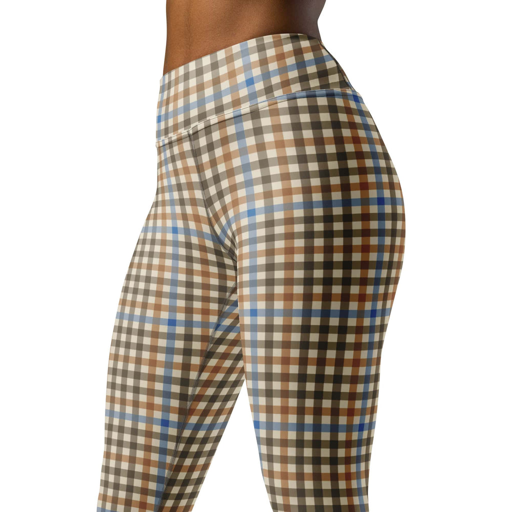 English Countryside Check Yoga Leggings