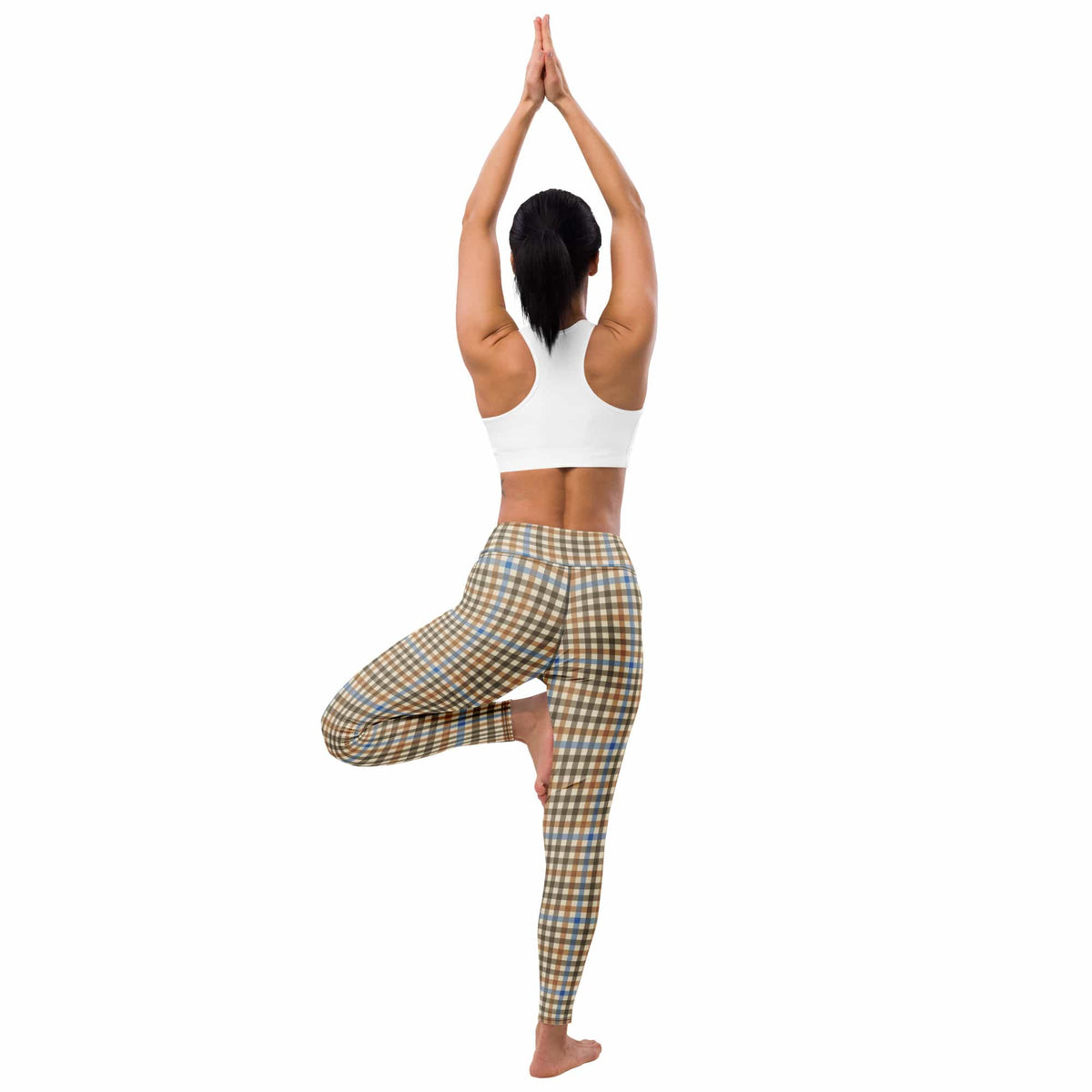 English Countryside Check Yoga Leggings