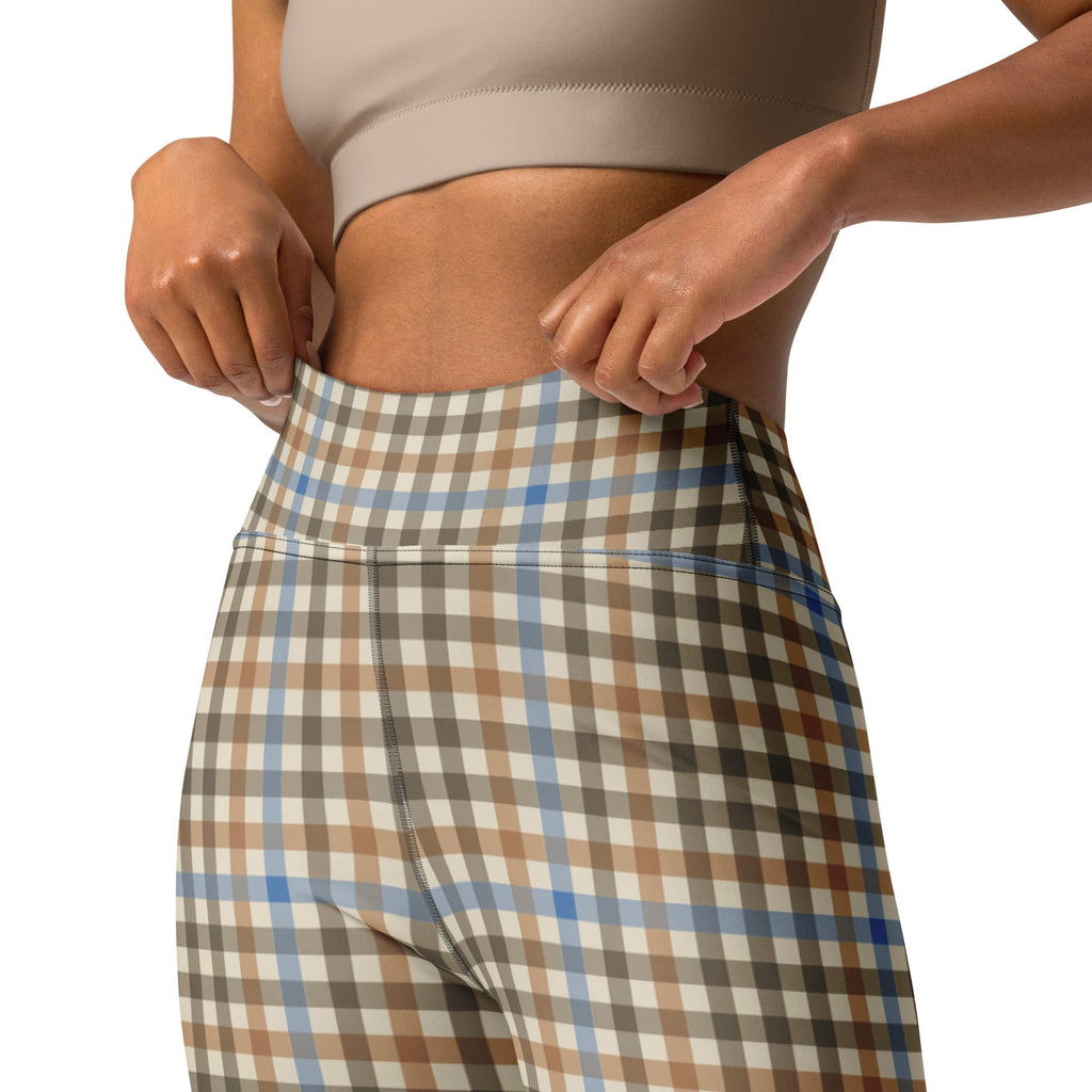 English Countryside Check Yoga Leggings