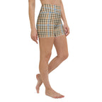 English Countryside Check Yoga Shorts