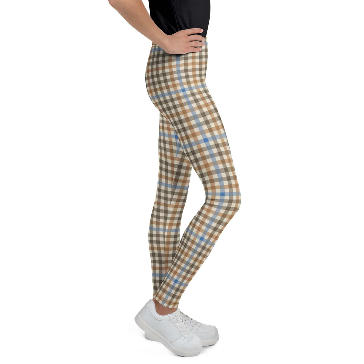 English Countryside Check Youth Leggings