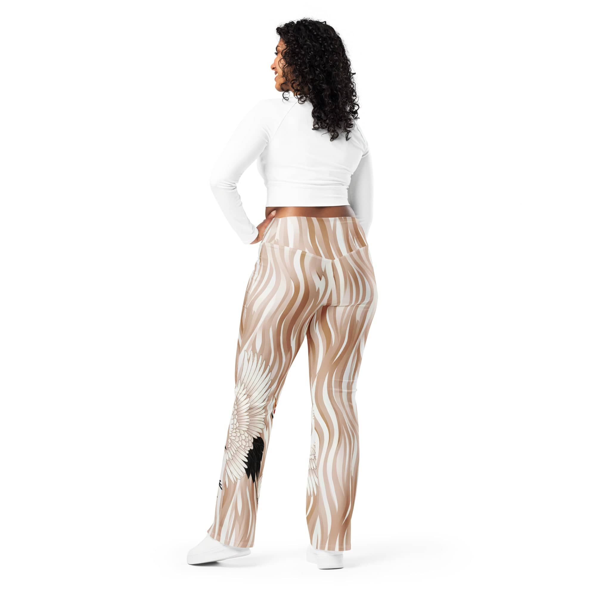 Ethereal Wings Flare Leggings