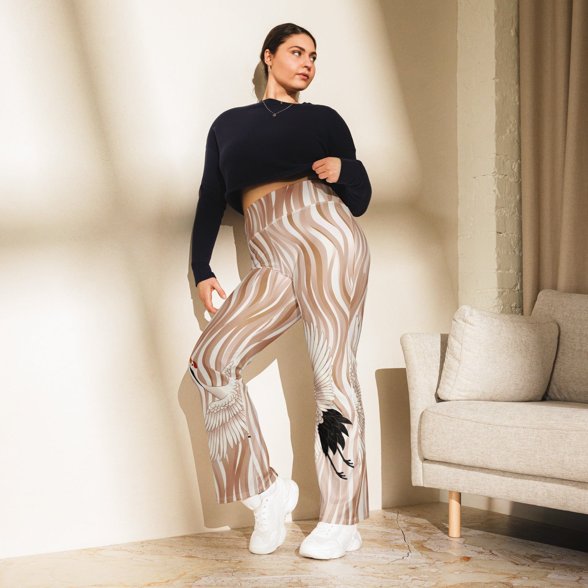 Ethereal Wings Flare Leggings