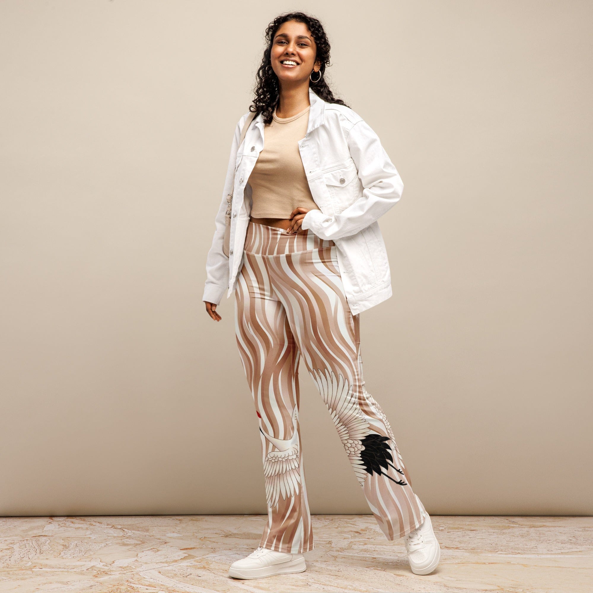 Ethereal Wings Flare Leggings