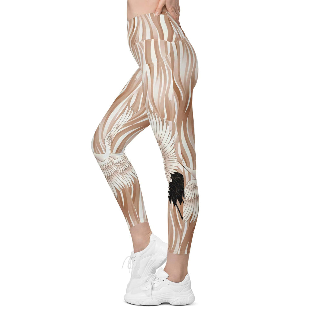 Ethereal Wings Leggings With Pockets