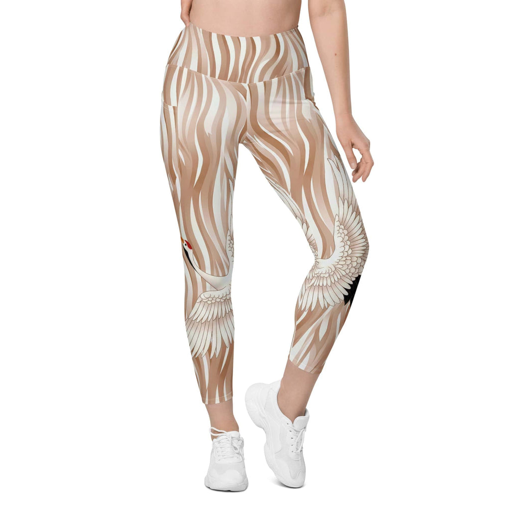 Ethereal Wings Leggings With Pockets