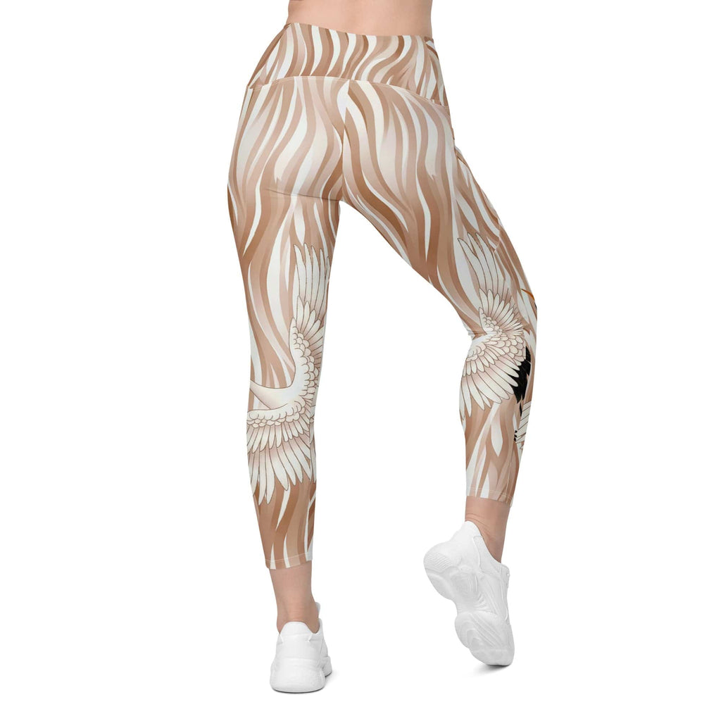 Ethereal Wings Leggings With Pockets