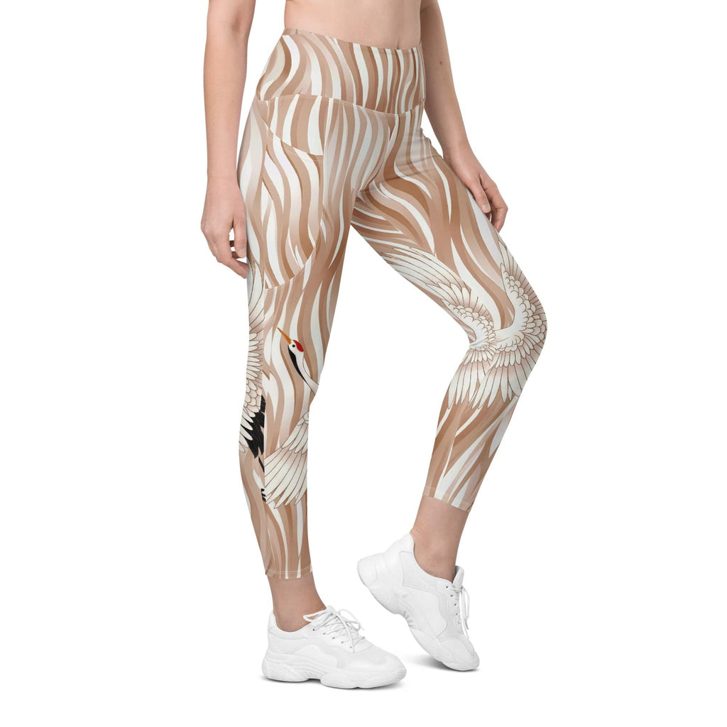 Ethereal Wings Leggings With Pockets