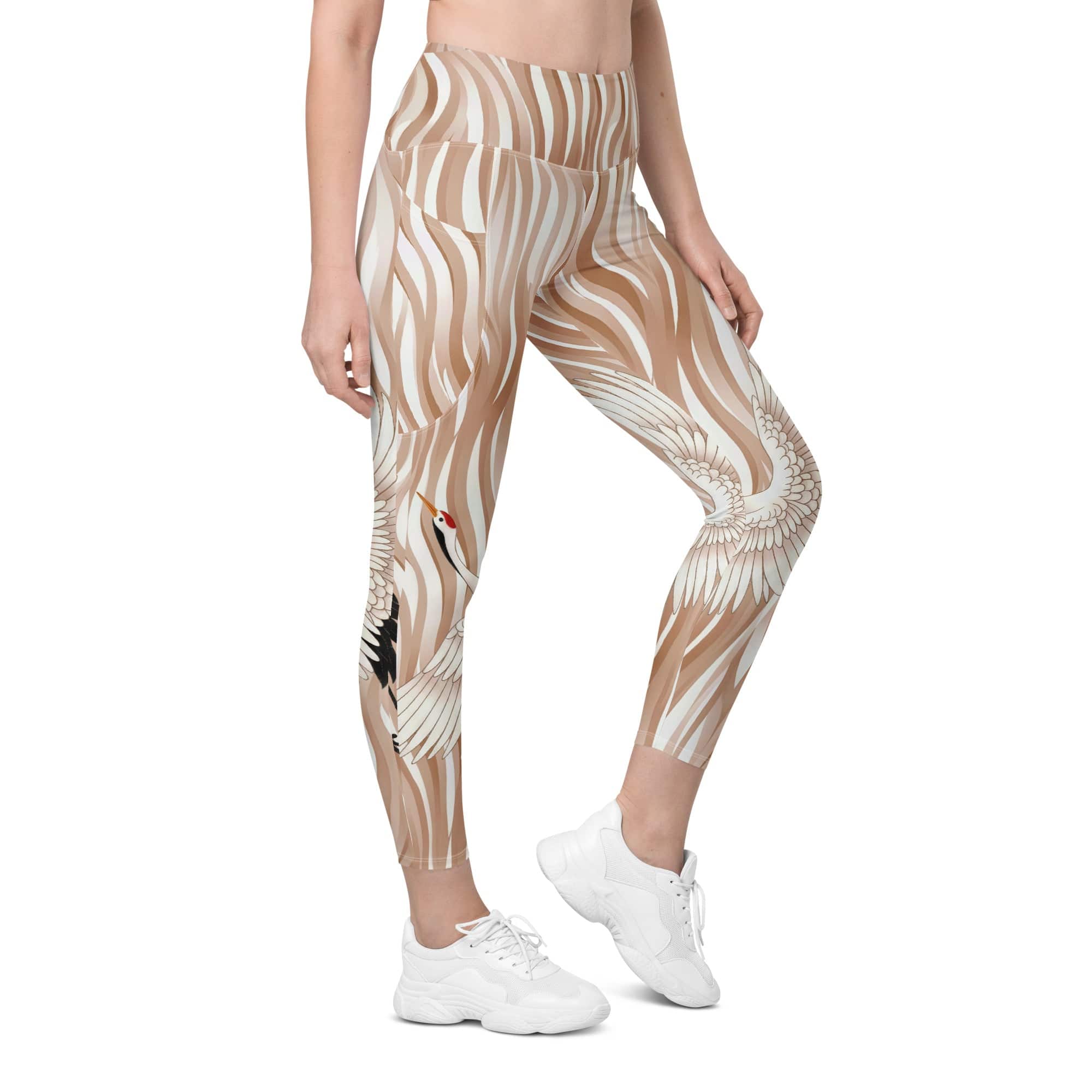Ethereal Wings Leggings With Pockets
