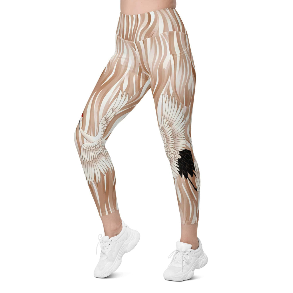 Ethereal Wings Leggings With Pockets