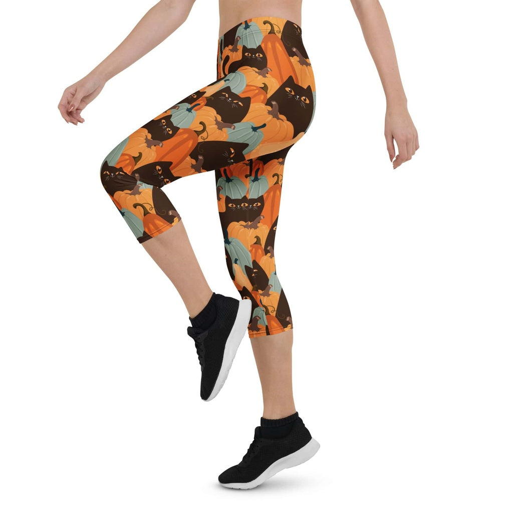 Fall Cat Magic Capris
