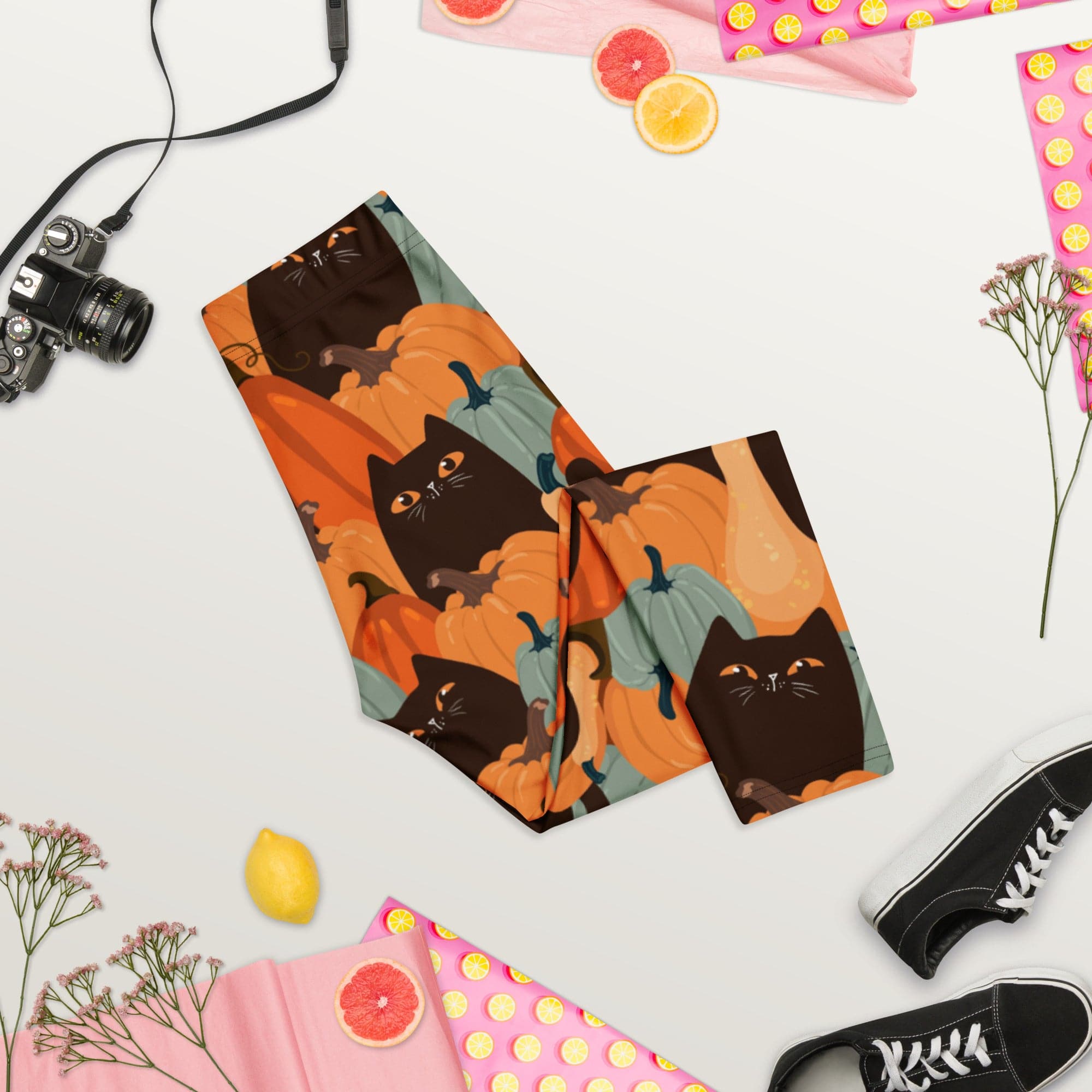 Fall Cat Magic Capris