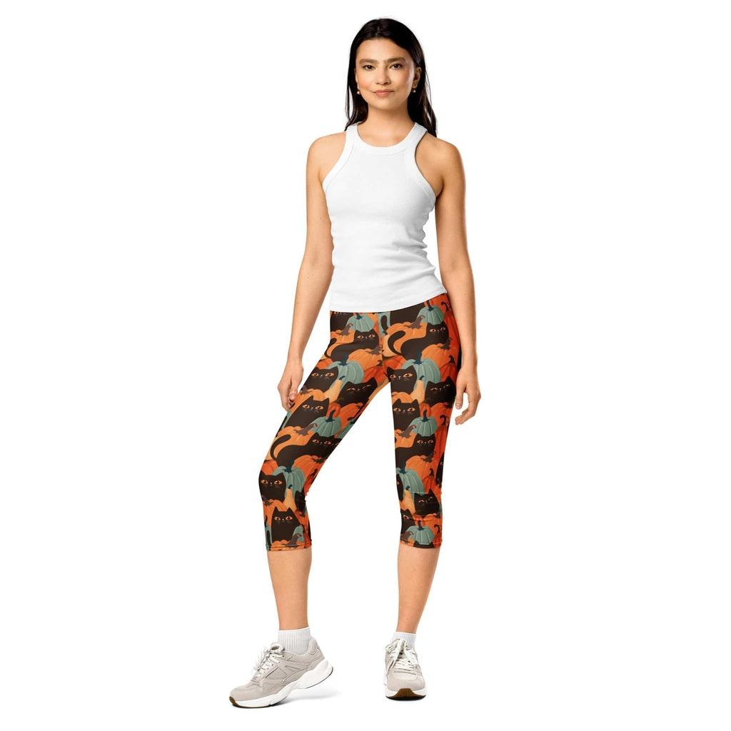 Fall Cat Magic Capris