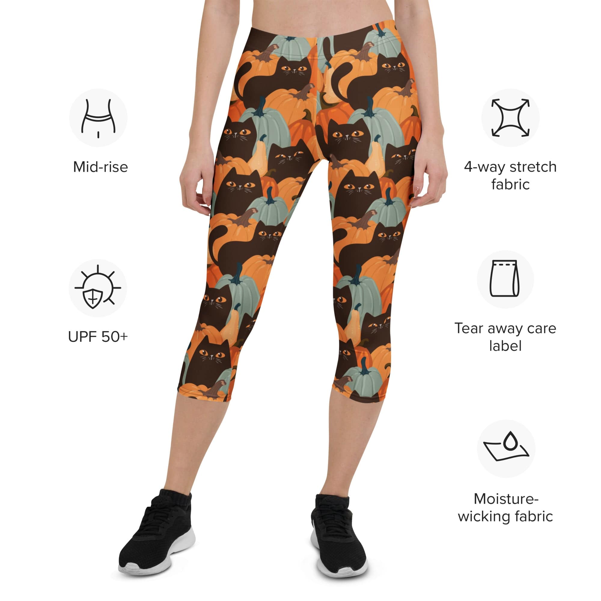 Fall Cat Magic Capris