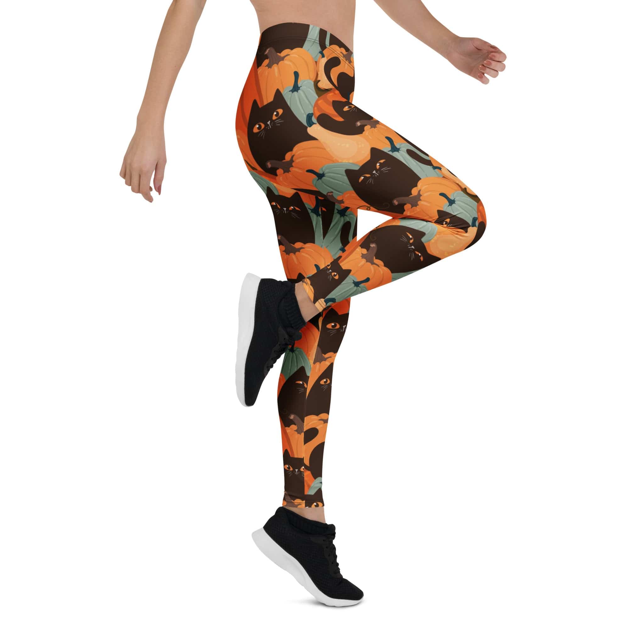 Fall Cat Magic Leggings