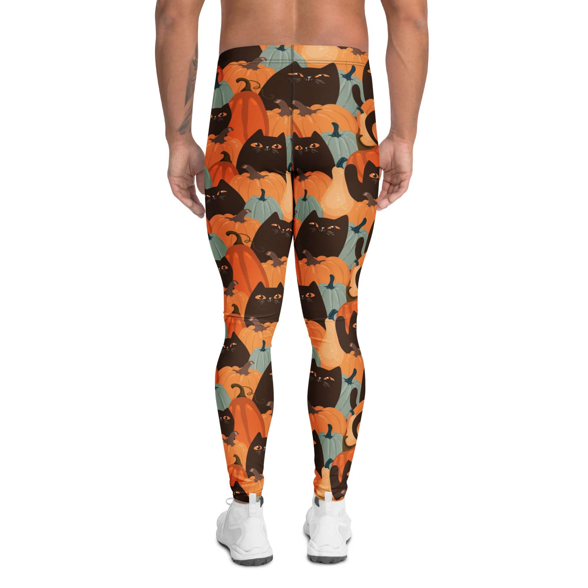 Fall Cat Magic Men's Leggings