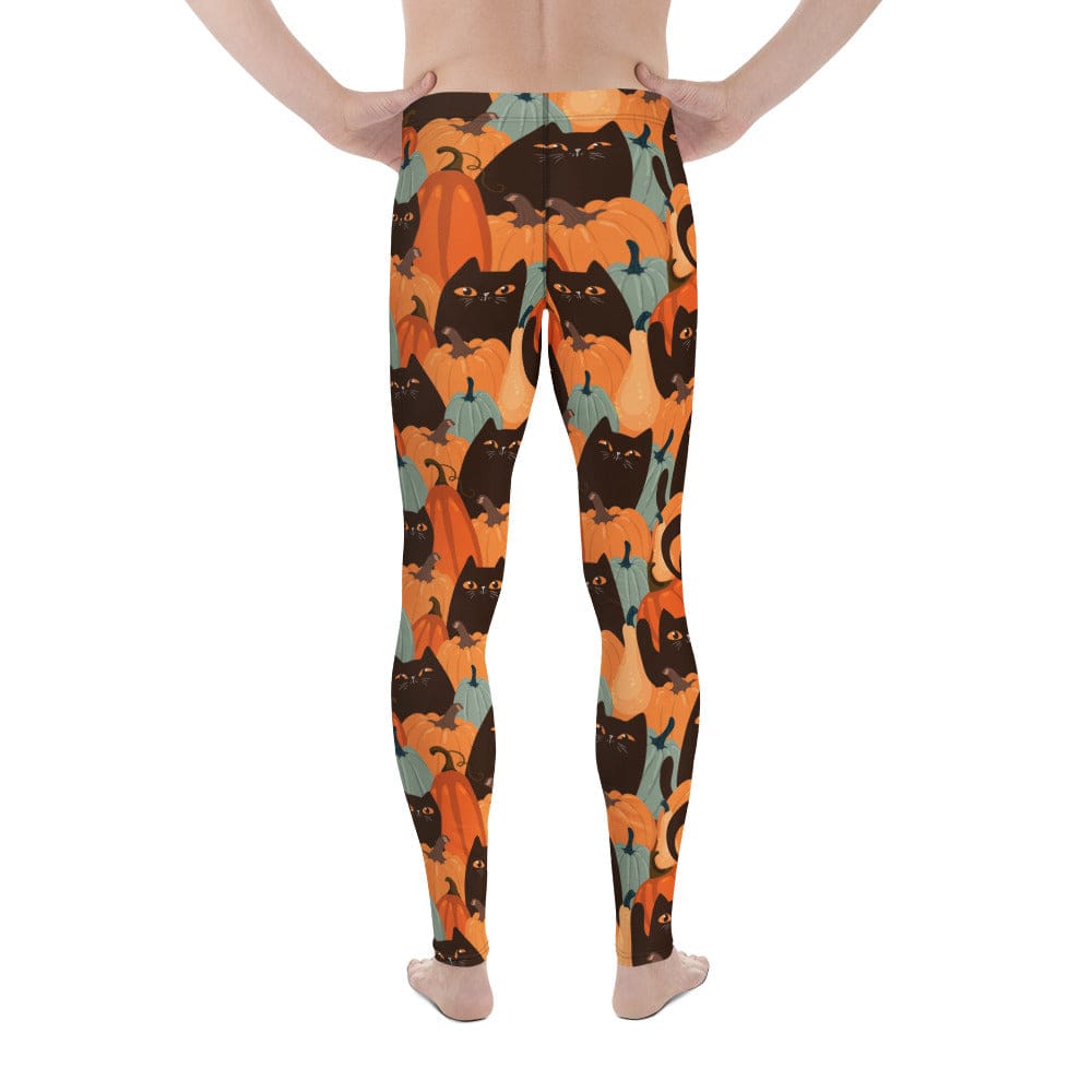 Fall Cat Magic Men's Leggings