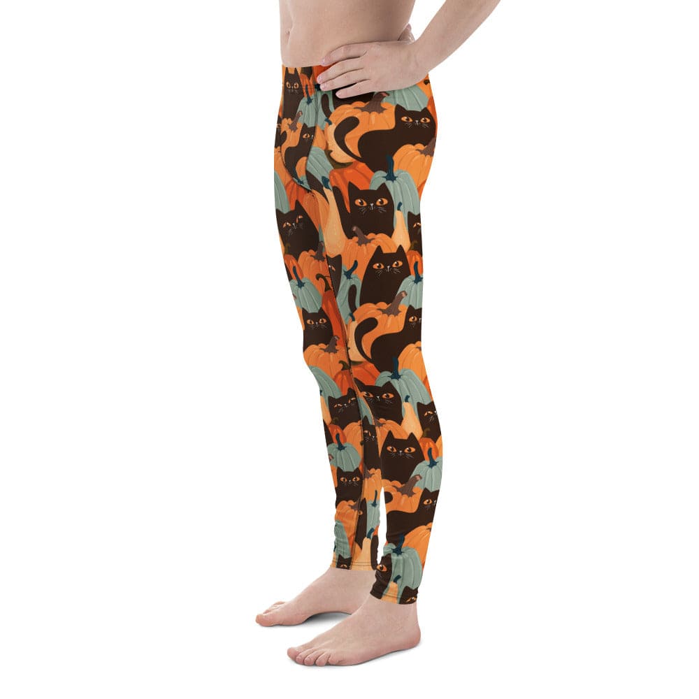 Fall Cat Magic Men's Leggings