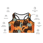 Fall Cat Magic Sports Bra