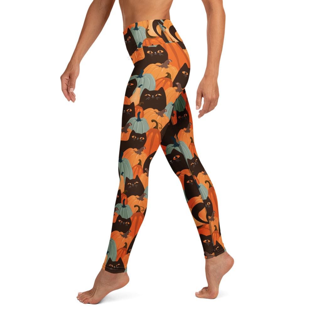 Fall Cat Magic Yoga Leggings
