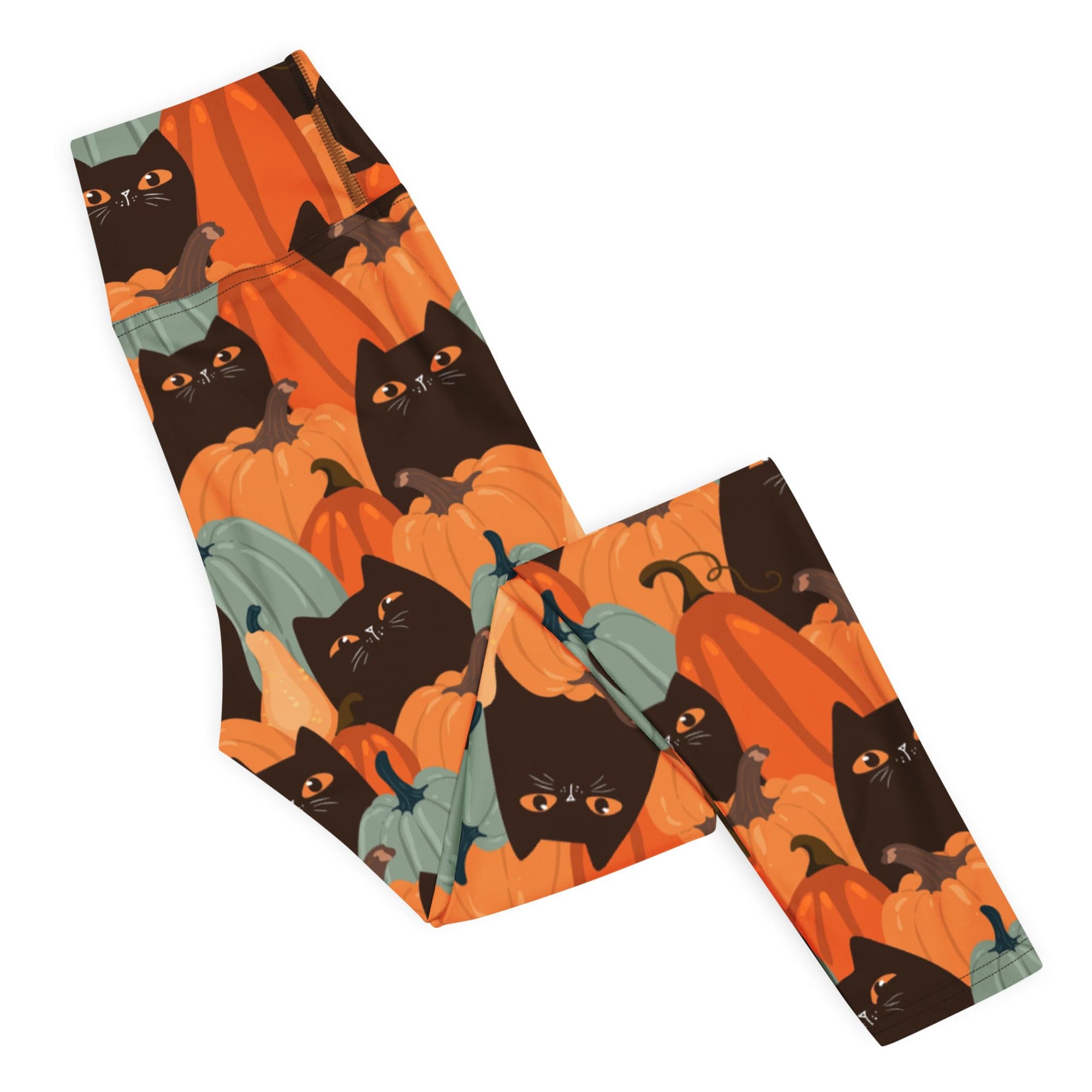 Fall Cat Magic Yoga Leggings