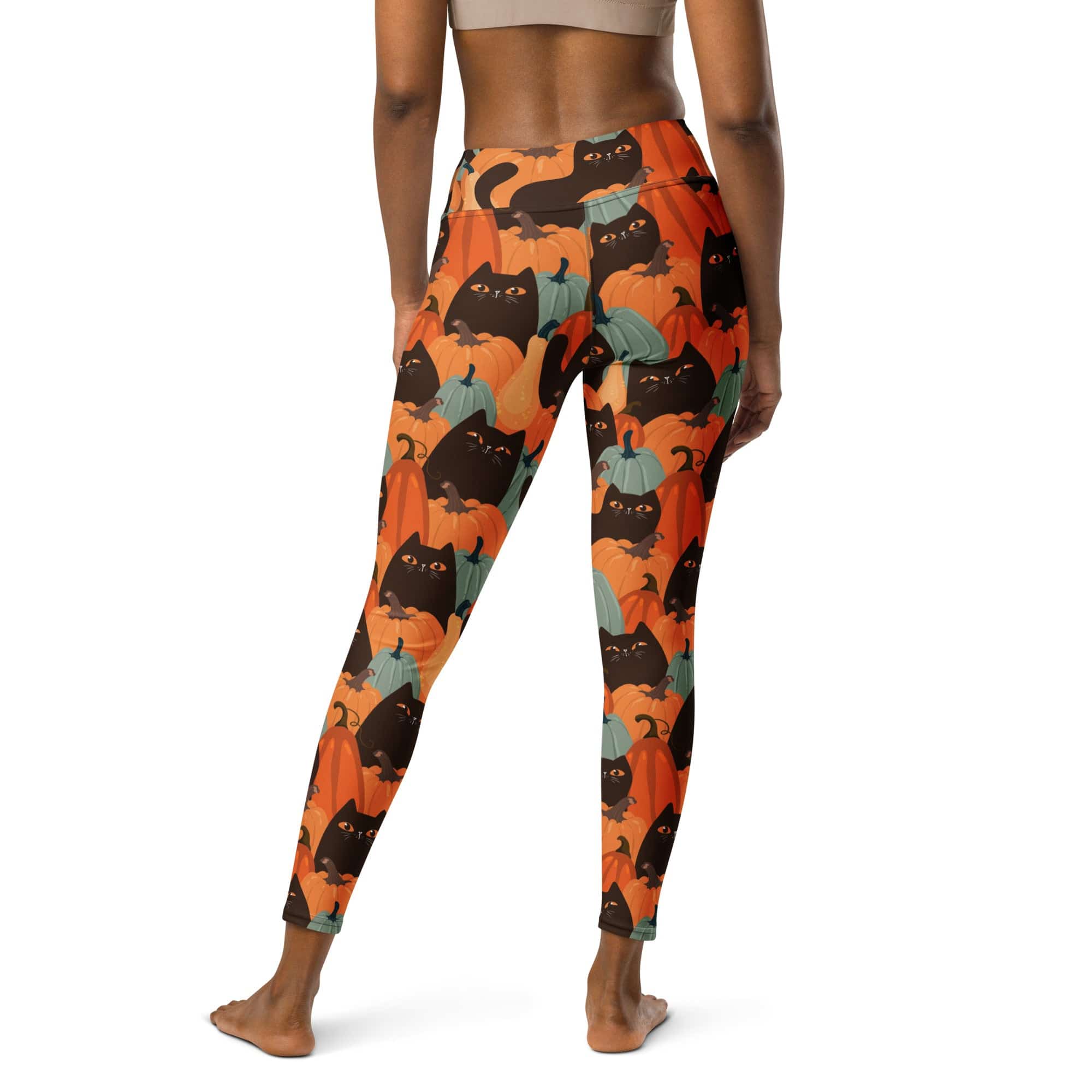 Fall Cat Magic Yoga Leggings