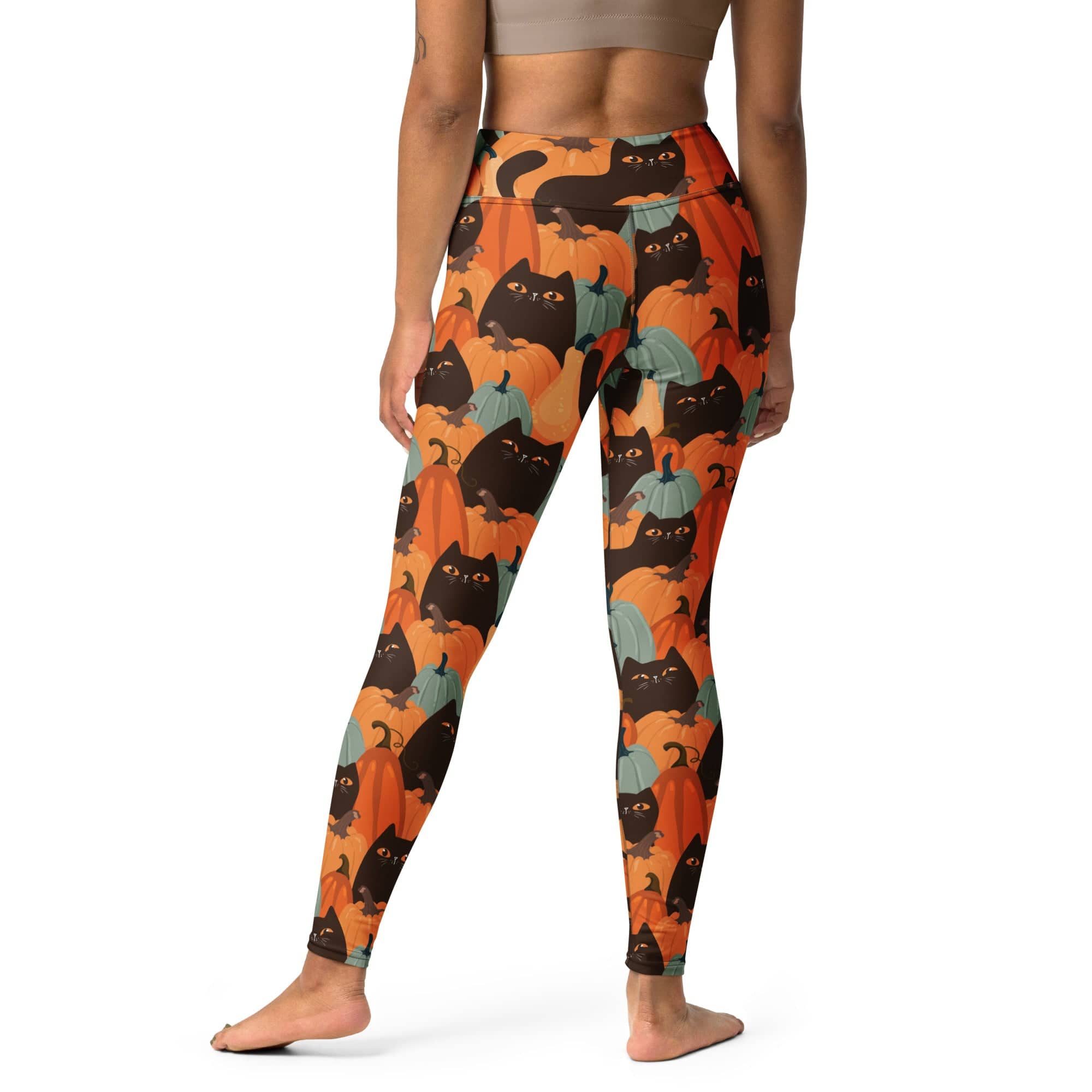 Fall Cat Magic Yoga Leggings