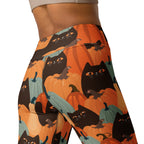 Fall Cat Magic Yoga Leggings