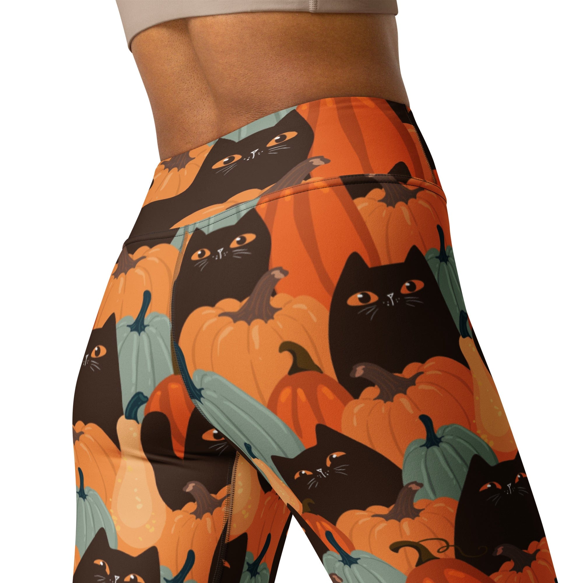 Fall Cat Magic Yoga Leggings